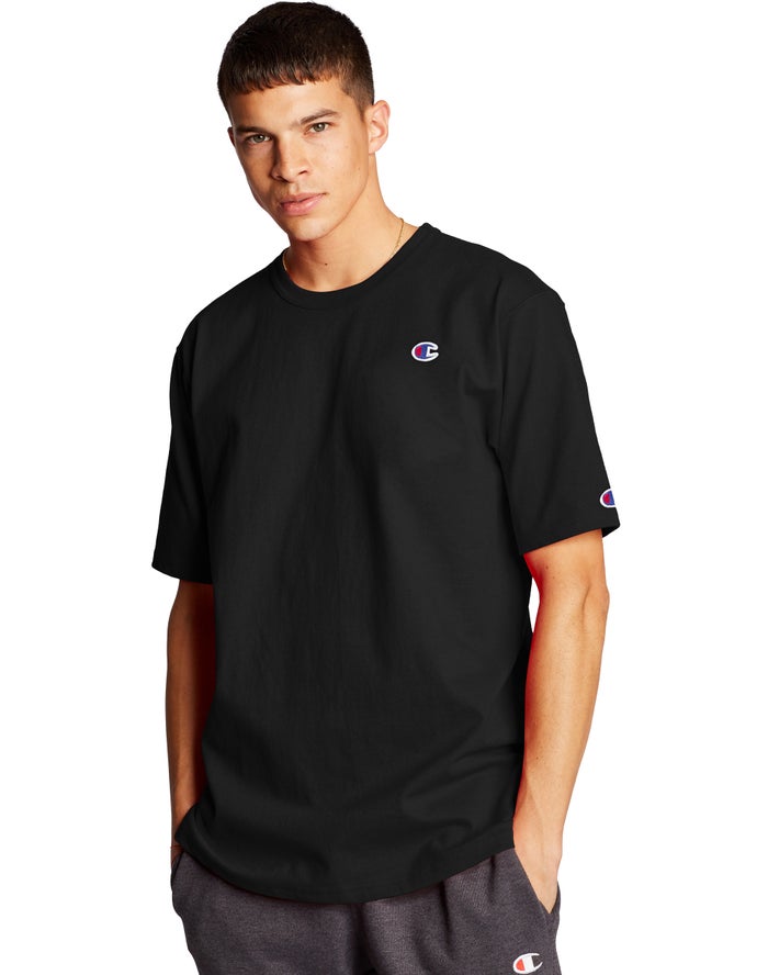 Camiseta Champion Hombre - Heritage C Logo ( Negras ) 2460897-GO